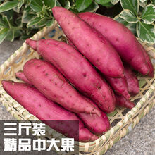 临安天目山小香薯地瓜红薯新鲜番薯金手指黄心代餐宝宝辅食 3斤装精品中大果【可营养代餐】