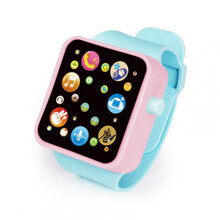 婴儿童玩具手表0-3岁早教宝宝幼儿园卡通男女孩音乐电子1-6岁 红手表+粉色唱歌故事机器人