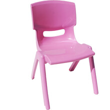 婴儿椅子靠背小凳子儿童塑料板凳宝宝家用座椅幼儿园小孩桌椅 28坐高-光面粉色