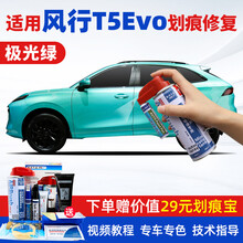 专用于东风风行T5补漆笔珍珠白色EVO星辰白T5L琉璃红汽车划痕修复神器自喷漆面去痕深度刮痕修补点油 FX-46极光绿 21款风行T5EV0 【新加量套装】推荐稍大面积 留言备注年款车型颜色