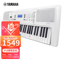 京东超市
雅马哈（YAMAHA）EZ300电子琴61键多功能智能教学电子琴幼师家用发光琴键+琴架+琴包等标配大礼包