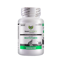 Vetri Science猫用营养片nucat宠物大师复合微量元素60片NC片 60粒装一瓶