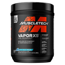 MUSCLETECH 肌肉科技肌酸粉氮泵速溶片补剂运动健身补剂提升爆发力 氮泵肌酸粉 X5(蓝莓味）