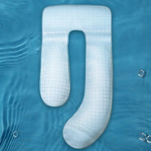 【赠品】佳韵宝孕妇枕哺乳枕系列配套枕席 单边U乳胶枕配套枕席