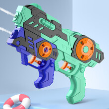 儿童玩具水枪二合一双头喷射呲水可拆卸水枪沙滩戏水玩具 男孩女孩户外玩具 二合一水枪【两大两小】