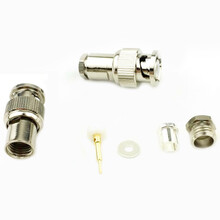 威博（VbobTdata）mini BNC-J-1.5  同轴射频连接器  公头接RG316 线 五件套 Q6接头 10个装