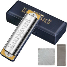 铃木SUZUKI 10孔布鲁斯口琴C调 专业演奏十孔口琴MR-200