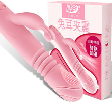 震动棒女用具私处舌头舔吸器情趣性用品玩具秒爱高潮振动AV棒转珠按摩棒夫妻房事工具 仙女(全自动伸缩+兔耳+加温+震动)