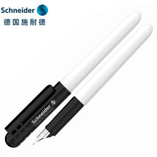 德国施耐德（Schneider）小学生钢笔初学者儿童练字笔可爱糖果色进口特细EF尖BK401黑色