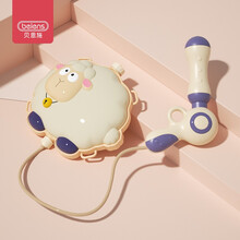 贝恩施儿童戏水玩具蜗牛背包水枪夏季户外沙滩呲水枪双肩背包高压喷射水枪 贝恩施绵羊水枪702