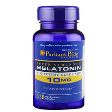 美国Puritan's褪黑素 Pride美乐通宁120粒10mg助眠