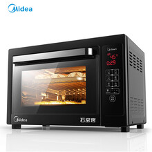 美的（Midea） 电烤箱 38L家用烘焙全自动多功能大容量烤箱 智能控制 搪瓷内胆 双层隔热门 T7-L385F