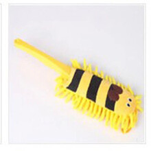 雪尼尔卡通汽车内饰清洁神器鸡毛掸子擦车桌面专用除尘车掸子软毛 1只装米黄色