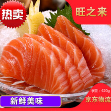 三文鱼   新鲜刺身中段生鱼片整条食材即食冰鲜三文鱼 500g