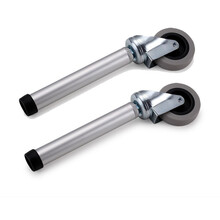 助行器脚垫 助行器轮子 雪橇防滑脚垫 便桶套装 助行器坐便椅马桶椅配件（雅德配件 均可使用） 助行器万向轮一对