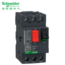 施耐德 TeSys热磁式电动机断路器，按钮控制，整定电流0.4-0.63A；GV2ME04C