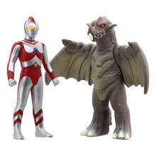 万代 超决战对装奥特曼 决战怪兽 奥特曼与怪兽 赛罗捷德迪迦奥特曼 07 爱迪vs桑德里亚斯