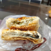 食芳溢南京小郑酥烧饼 鸭油酥烧饼 鸭油烧饼12块装现烤真空密封 葱油馅-鸭油咸酥烧饼10块