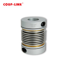 COUP-LINK波纹管轴器 LK6-C12(12*23.5)  铝合金联轴器 夹紧螺丝固定波纹管联轴器