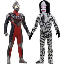 万代（BANDAI） 奥特曼超决战3 软胶儿童玩具 14cm 迪迦龙卷风型VS达达