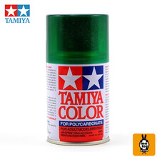 田宫PS25-PS48动态软壳喷漆喷灌 四驱车模型上色用油漆手喷漆喷灌 PS44-半透明绿色