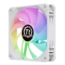 Thermaltake（Tt）枭龙 12 ARGB 雪白版 机箱风扇（ARGB风扇*1/无集线器/主板同步/减震设计/PWM智能温控）