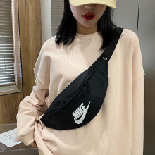 耐克男包女包2025春季新款休闲运动包单肩斜挎包运动腰包胸包 DB0490-010黑白/新夏款 MISC