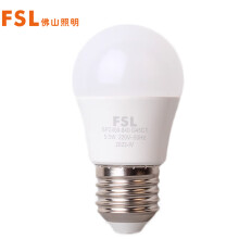 FSL佛山照明LED球泡E27大口G45节能灯泡5.5W白光6500K 10支装