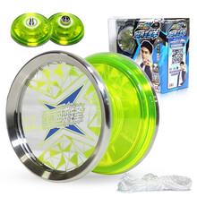 奥迪双钻悠悠球玩具火力少年王溜溜球YOYO花式球金属球配件润滑油轴承侧轴承 高端塑胶花式球-雪鳞锋