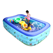盈泰  充气游泳池婴儿家用洗澡盆加厚保温大号浴盆儿童戏水池 2.6米三层【长250*宽165*高60】