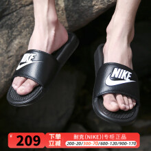 耐克（NIKE）官网官方 舰店拖鞋男鞋 24夏季新款潮流时尚防滑舒适一字拖 343880-090/柔软泡棉中底 44 /280