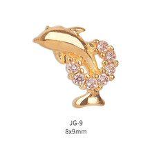 美甲饰品美甲钻饰指甲贴片指甲油胶装饰品合金锆石网红同款美甲钻石指甲饰品批发 09