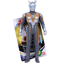 万代 奥特曼 日版软胶500系列 高约14cm 耐摔易携带 儿童玩具 赛罗奥特曼闪耀型31