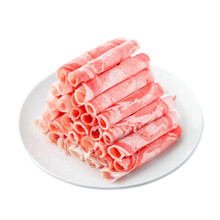 东来顺 内蒙古原切肥牛卷1斤 涮火锅食材 生鲜牛肉