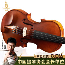 凤灵（FineLegend）手工小提琴成人入门初学者考级演奏5年自然风干A级面板哑光1/4