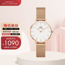 丹尼尔惠灵顿（DanielWellington）DW手表女 简约欧美表钢带石英女士手表生日礼物送女友DW00100219