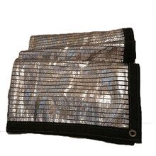 阳光房隔热遮阳网阳台防晒网铝箔网遮阳网阳台屋顶庭院楼顶75% 1X4