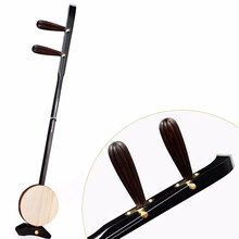 长尧红木板胡初学推荐中音高音豫剧秦腔板胡乐器戏曲歌剧表演 【机械轴秦腔】板胡+硬盒+配件