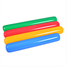 空气棒幼儿园体智能加厚玩具感统训练亲子体育器材加油棒充气棒棒 空气棒蓝色60