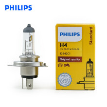 飞利浦（PHILIPS） 汽车大灯卤素灯泡  雾灯 远光灯泡 近光灯 单只价格 H4【12V 55/60W】