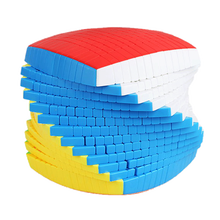 圣手高阶魔方六七八阶九阶十一十二十三十四十七十九阶678910111213阶高阶魔方顺滑可调益智玩具 圣手13阶彩色