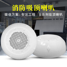 笛友吸顶喇叭天花音响吊顶音箱扬声器功放机套装嵌入式背景音乐公共广播系统消防明装 明装吸顶喇叭
