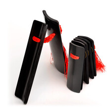 缘乐坊 专业成人快板初学入门儿童竹板儿舞台演奏老竹天津响板乐器 儿童款黑色