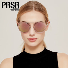 帕莎（prsr）眼镜时尚墨镜女时尚潮休闲太阳镜旅游彩膜偏光镜-T60070 -T191-花园粉
