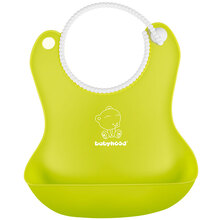 京东超市	
世纪宝贝（babyhood）围兜 婴儿围嘴宝宝饭兜儿童小孩吃饭口水巾 仿硅胶防水 绿色 BH-401