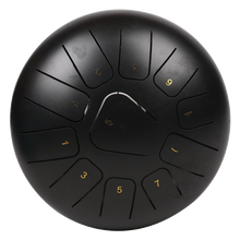 乐府诗（YUEFUSHI） 空灵鼓乐器玄空鼓钢舌忘忧鼓成人儿童初学者悬空鼓色空灵鼓手碟鼓11音无玄鼓 黑色 10寸