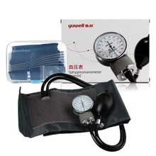 鱼跃牌（Yuwell）表式血压计血压仪手动测量血压器医用家用上臂式袖带测量血压表精准+双用听诊器套装 血压表（不含听诊器） 新手注意：测量需要听诊器