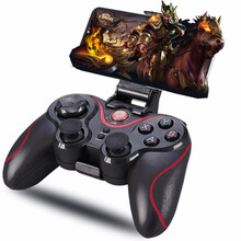 霸王小子王者荣耀游戏手柄 吃鸡神器荒野行动原神steam蓝牙无线手机电脑PC安卓苹果电视游戏模拟器 标配手柄+手机支架（苹果安卓通用 蓝牙连接）