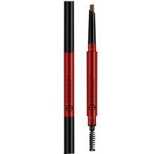 俏美人（CoolBetty）红韵眉笔双头眉笔防水防汗持久不晕染画眉眉粉 01#浅咖