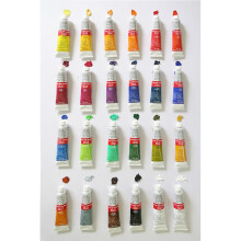 温莎牛顿 45ml油画颜料套装 高纯度油画颜料组合 24色油画颜料